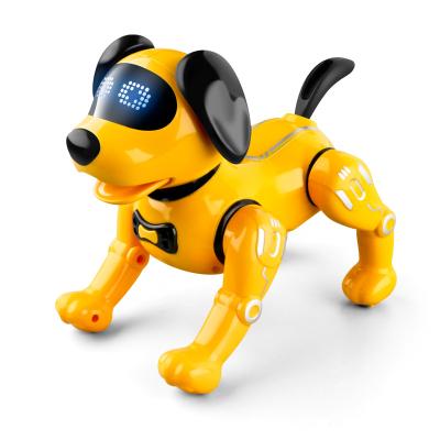 China Toy New Smart Remote Control Pet Robot Dog Dialog Voice Stunt Early Education Kids Children Battery Operated Gesture-sensing Toys for sale