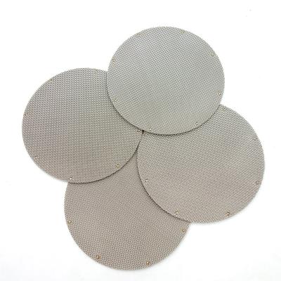 China Hotels Spot Welded With No Rims 55 Micron Multi Layer Industrial Used Stainless Steel Mesh Filter Discs for sale