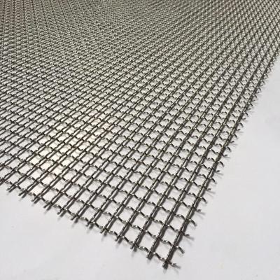 China Plain Weave 65MN Vibrating Crimped Wire Sieve Screen Mesh For Mining And Quarry for sale