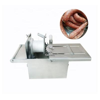 China Labor Saving Manual Sausage Tying Machine Animal Casing Meat Sausage Strapper Tying Machine for sale