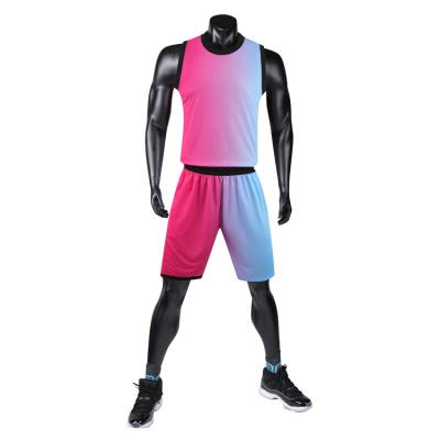 China Custom Made Breathable Uniform Man Tank Top Tops Basketball Shirt for sale