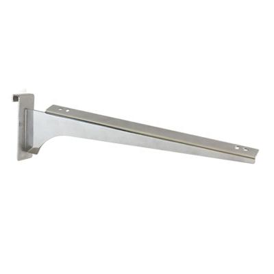 China Heavy Duty Wholesale Chrome Metal Display Bracket For Glass Shelves for sale