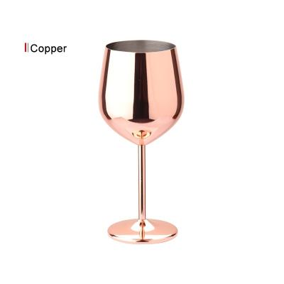 China 500ml Large Capacity Minimalist Single-Layer Colorful Drum Style Large Capacity Red Wine Cup Red Wine Plating Copper Resistant Mug for sale