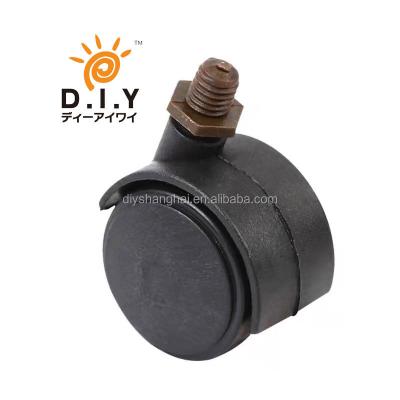 China Modern 30mm 40mm Made For Japan Caster PP Copolymer Wheel Caster Furniture Accessories Caster Wheels Rueda for sale