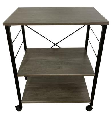 China Contemporary 4 Tier Rolling Modrern Designs Kitchen Storag Serving Cart for sale