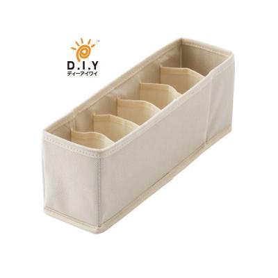 China Eco-friendly Collapsible Collapsible Drawer Bedroom Storage Underwear Cloth Non-woven DIY OEM/ODM Storage Box for sale