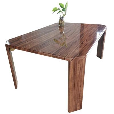 China D.I.Y New Chinese Solid Long Lightweight Wooden Slab Table Simple Folding Table for sale