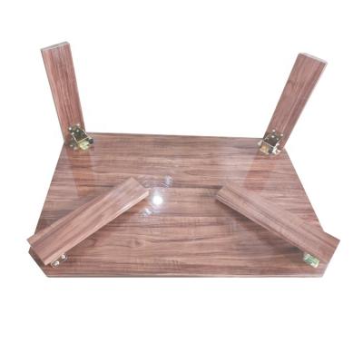 China 2021 New Low Light Weight Chinese Simple Folding Mirror Table for sale