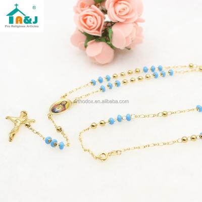 China High Quality ALLOY Gold Plating Metal Beads Rosary for sale