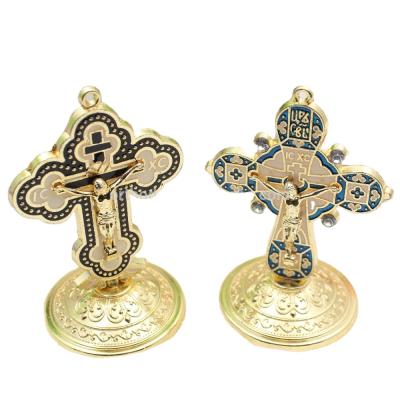 China Europe Jerusalem Silver Plated Crucifix for sale