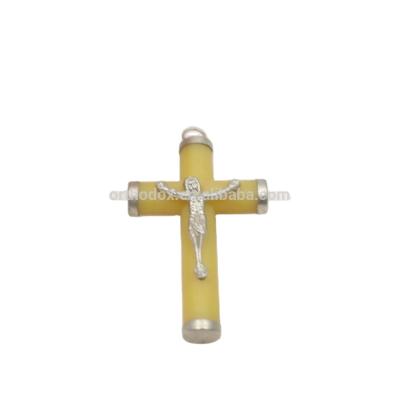 China Religious Cheap Catholic Plastic Crucifix Pendant for sale