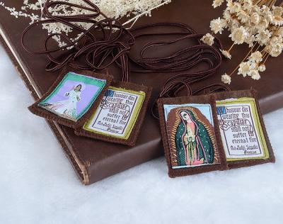 China Promotion AJ Jesus Eco-friendly Material I Trust In You Scapulars Factory Wholesale Scapulars for sale