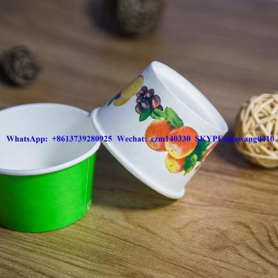 China Anhui Disposable Free Samples Bottom Price Cup Ice Cream for sale