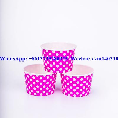 China Anhui Disposable Free Samples Lower Price Stocked Paper Cups For Ice Cream for sale