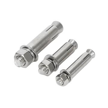 China Wholesale Price Expansion Bolt Stainless Steel Easy To Use Adjustable Glass Standoff For Construction Fasteners for sale