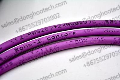 China USB3.0 High Flex Cable Type A to Micro B with Screw Locking in Color Violet 3 meters for Automation and Robotics for sale