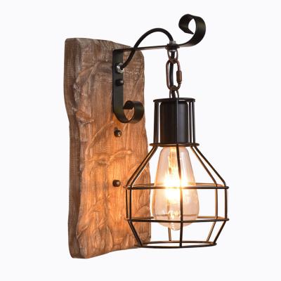 China 2022 Traditional Industrial Vintage Iron E 26 Exterior Wall Lamp for sale