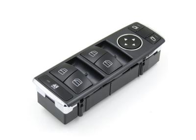 China Billet Aluminum MERCEDES Power Window Switch With Five Black Buttons for sale