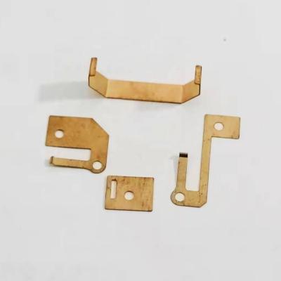 China Apartment ; Sheet ; Good Copper Bronze Plate Contact Factory OEM Spring Clips Contacts Springs Parts for sale