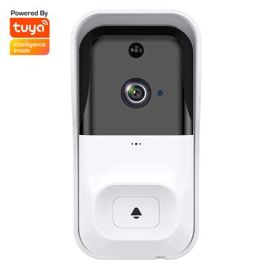 China 2021 New Low Power Battery Consumption Wireless Door Bell Camera WIFI HD 1080P PIR Motion Detection Rechargeable Battery Video Cam for sale