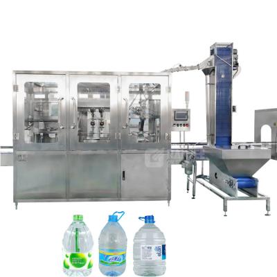 China Beverage Linear Type 10liter Water Bottle Filling And Capping Machine / 2-2-1 Water Filling Machine for sale