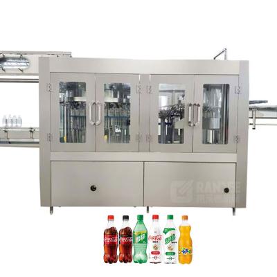 China DCGF14-12-5 Automatic Small Beverage Plastic Bottle Carbonated Drink Filling Machine for sale