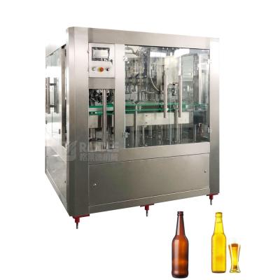 China Automatic Beverage Glass Bottle Beer Filling Machine / Beer Bottle Filling Equipment / Beer Line for sale