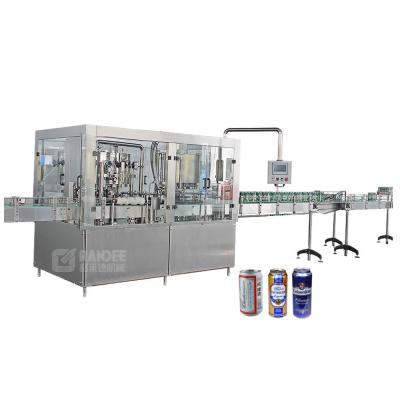 China Food Beverage Small Can Beer Can Filling Sealing Machine Porcelain For Sale for sale