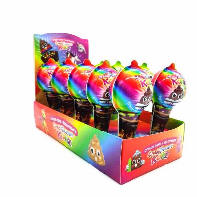 China Cartoon Toys Shape Ice Cream Cone Surprise Custom Chocolate Egg With New Toy Shape for sale