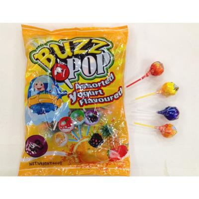 China Natural Strawberry Fruit Flavor Popular Bagged Candy Lollipop for sale