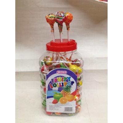 China Natural Funny Shape Fruity Colorful Confectionery Soft Lollipop Hard Candy for sale