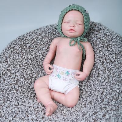 China Toy Asleep Lifelike Soft Touch Cartoon Cuddly Body Naked Reborn Baby - Doll with Genesis Paint Visible Veins Multiple Poses Doll Gift for sale