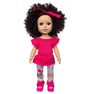 China Fashionable Black Curly Silicone Vinyl Barbies Ethnic Reborn Doll Changeable Dress Style New With Different Accessories for sale