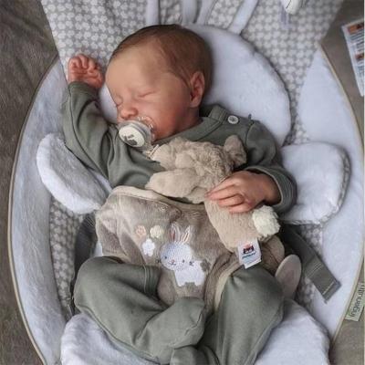 China Cute safe high simulation vinyl rubber baby toys material doll washable with IC magnetic pacifier for reborn dolls for sale