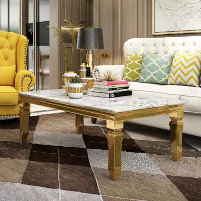 China Modern High Quality Living Room Furniture End Tables Customize Glass Coffee Tables Marble Coffee Table For Sale TT003 for sale