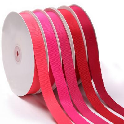 China Stock Wholesale 5/8 Inch Recyled Polyester Hat Ribbon Rayon Petersham Viscous Ribbon for sale