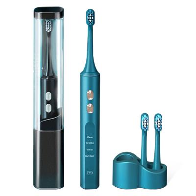 China 2022 China OEM Customization Wholesale Eco-Friendly Private Label Battery Operated Smart Adult Ultrasonic Electric Toothbrush for sale