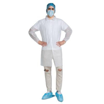 China Eco-friendly Wholesale Professional Lab Coat Blank For Adults Labcoats Disposable Lab Coats for sale