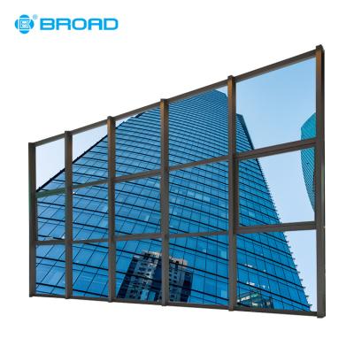 China Hotel Aluminum Invisible Frame Glazing Curtain Wall for sale