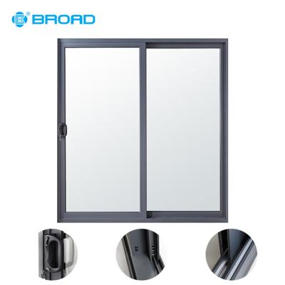 China Sliding Double Glazed Aluminum Sliding Door For Balcony for sale