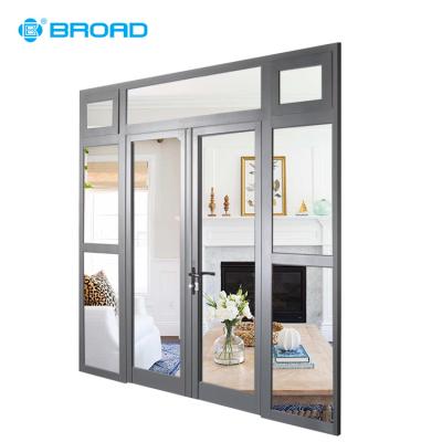 China Swing Large Casement Windows And Single Doors Casement Door With Stainless Steel Screen for sale