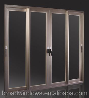 China Sliding Aluminum Alloy High Quality Glass Room Sliding Doors for sale