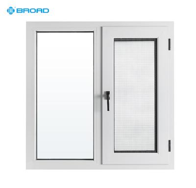 China Swing White Broken Aluminum Frame Window Casement Tilt Window Thermally for sale