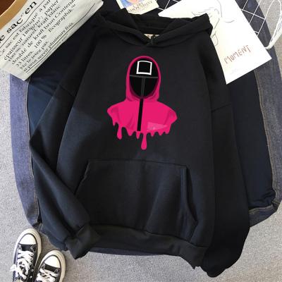 China Wholesale Custom Men's Squid Game Hoodies & Sweatshirts Single Oversized Single Hoodie Anti Shrink Pullover for sale