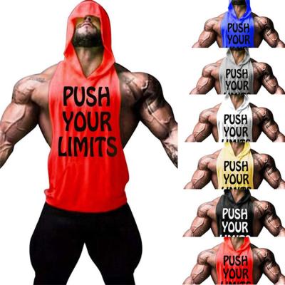 China QUICK DRY Drop Shipping Wholesale Mens Fitness Tank Tops Gym Vest Travel Sleeveless Tank Top Sport Invest Stylish for sale