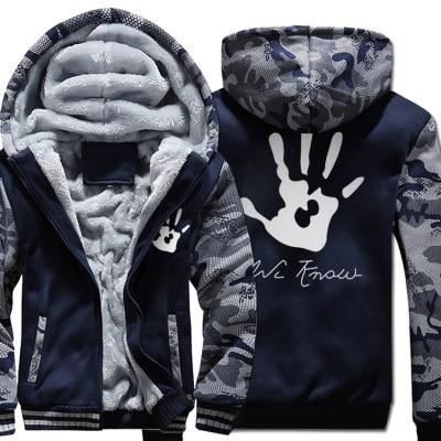 China Viable Men's Coats Large And Hooded Winter Fleece Jackets And Coats Large 2021 Warm Fleece Zipper Coats For Men for sale