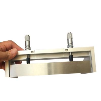 China stainless steel & AL Adjustable Wet Film Applicator for Paint Stainless Steel Scraper for sale