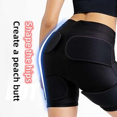 China Muscle Massage Ems Hip Leg Massage Radio Muscle Trainer Ems Muscle Stimulation Pants Yoga Shorts for sale