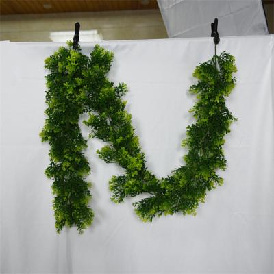 China Wholesale artificial home decoration simulation cheap plant rattan wall hanging for sale