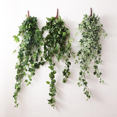 China Artificial Greenery Garland Plants Vines Fake Hanging Garlan For Wedding Floral Artificial Plant Backdrop for sale